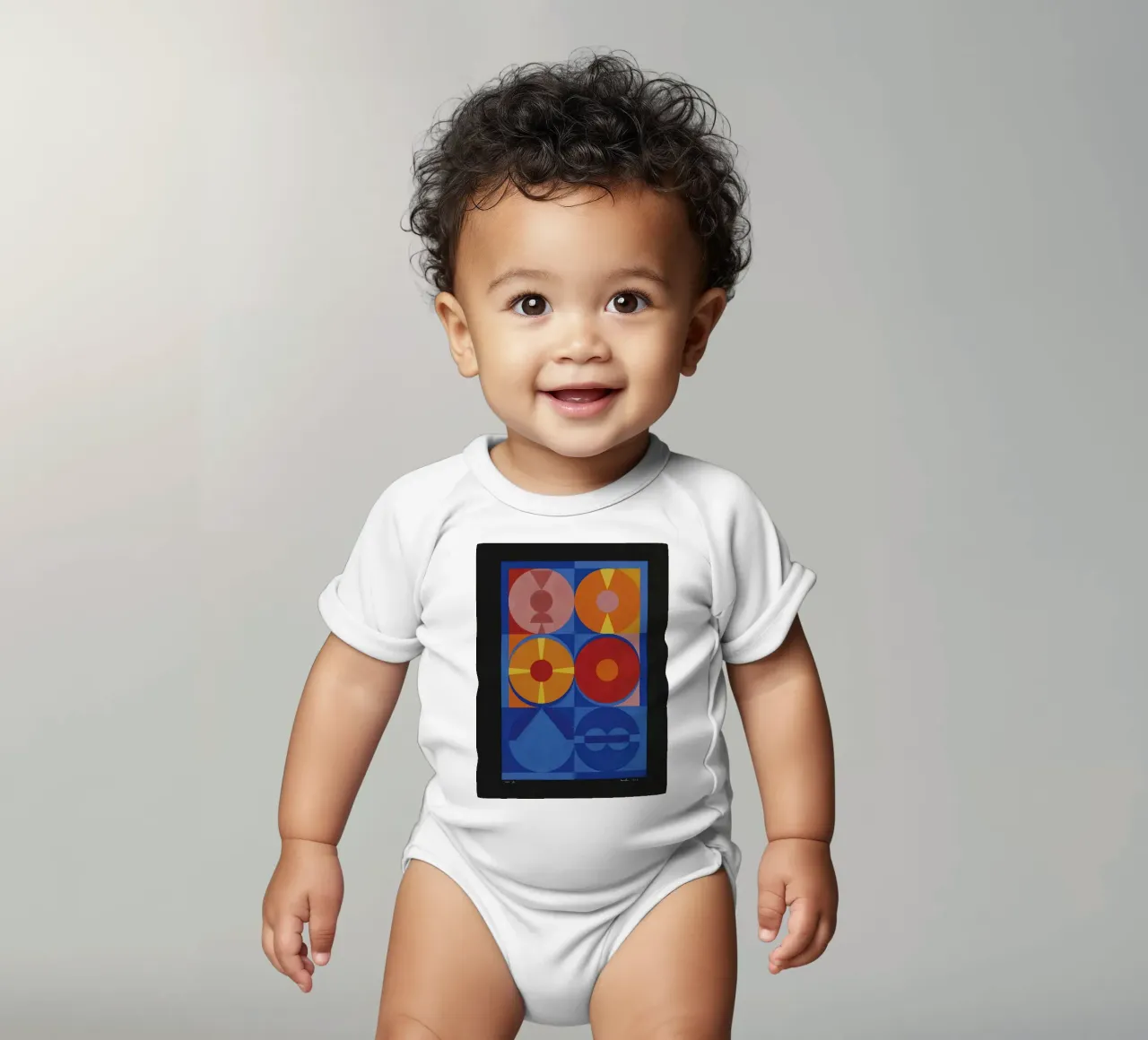 Auguste Herbin "Air, Feu" Geometric Abstraction Art Print body de bebé de NorwesClub
