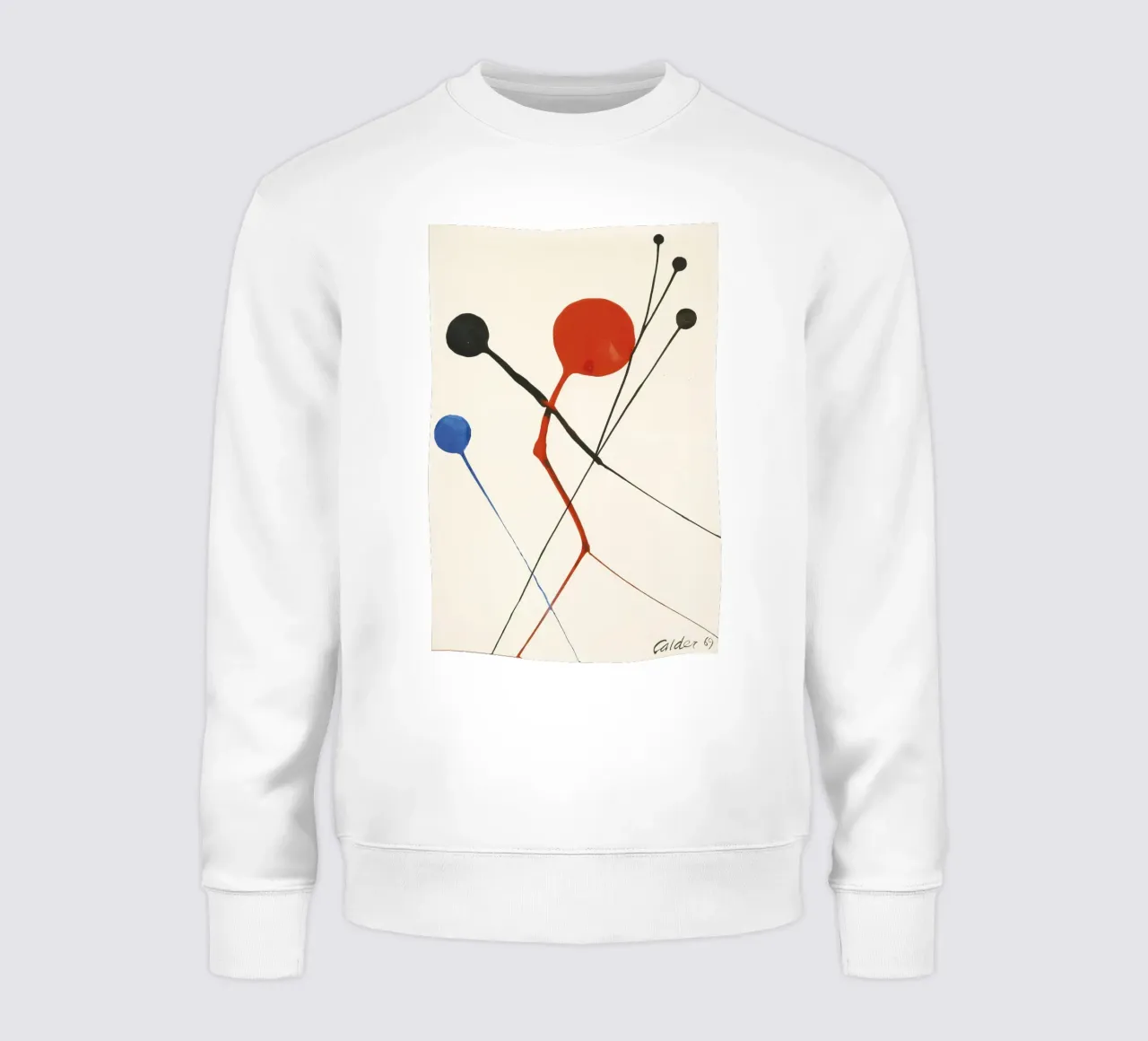 Alexander Calder "Airborne" Abstract Mobile Art Print sweatshirt by NorwesClub