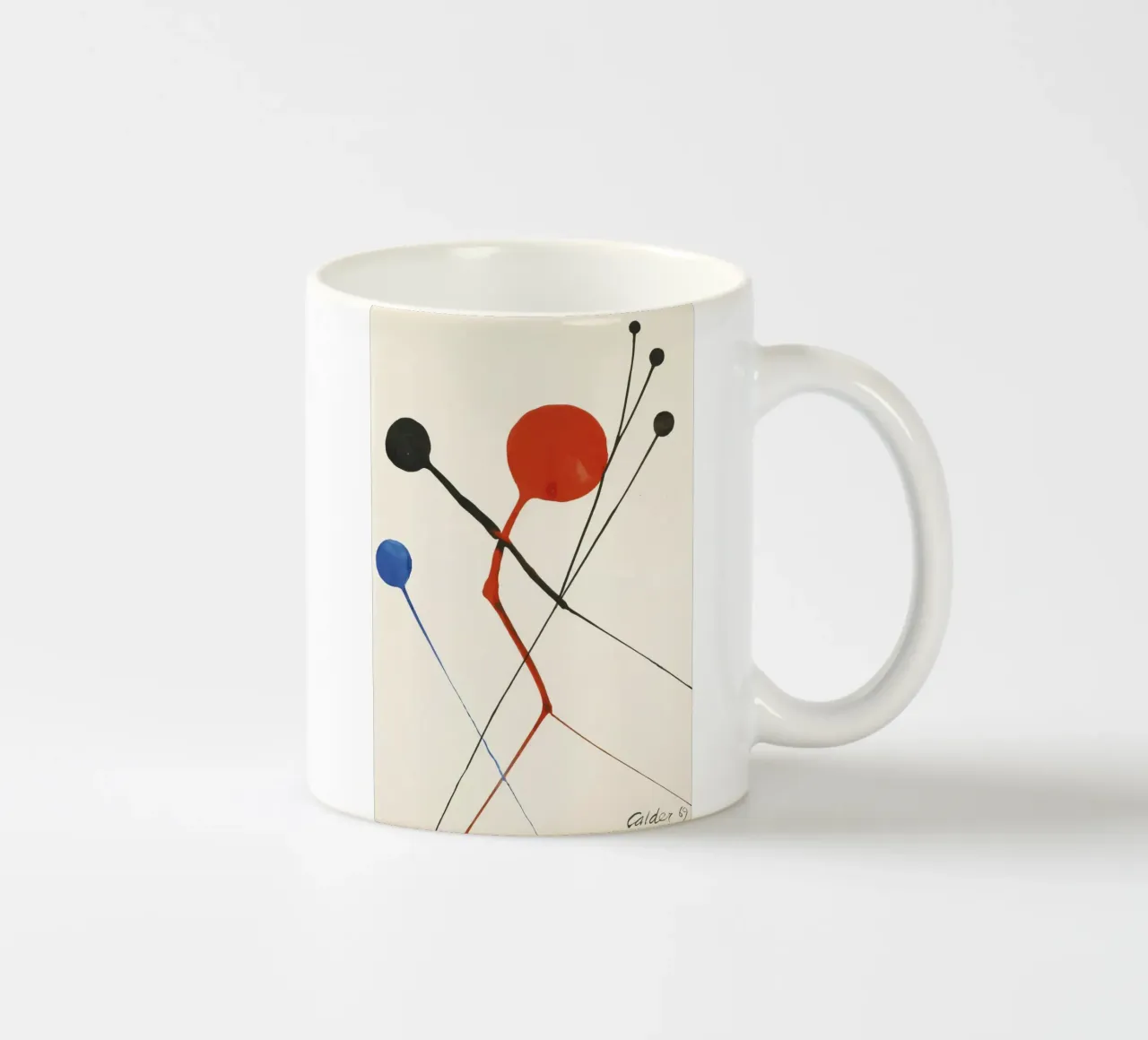 Alexander Calder "Airborne" Abstracte Mobiele Kunstdruk keramische mok van NorwesClub