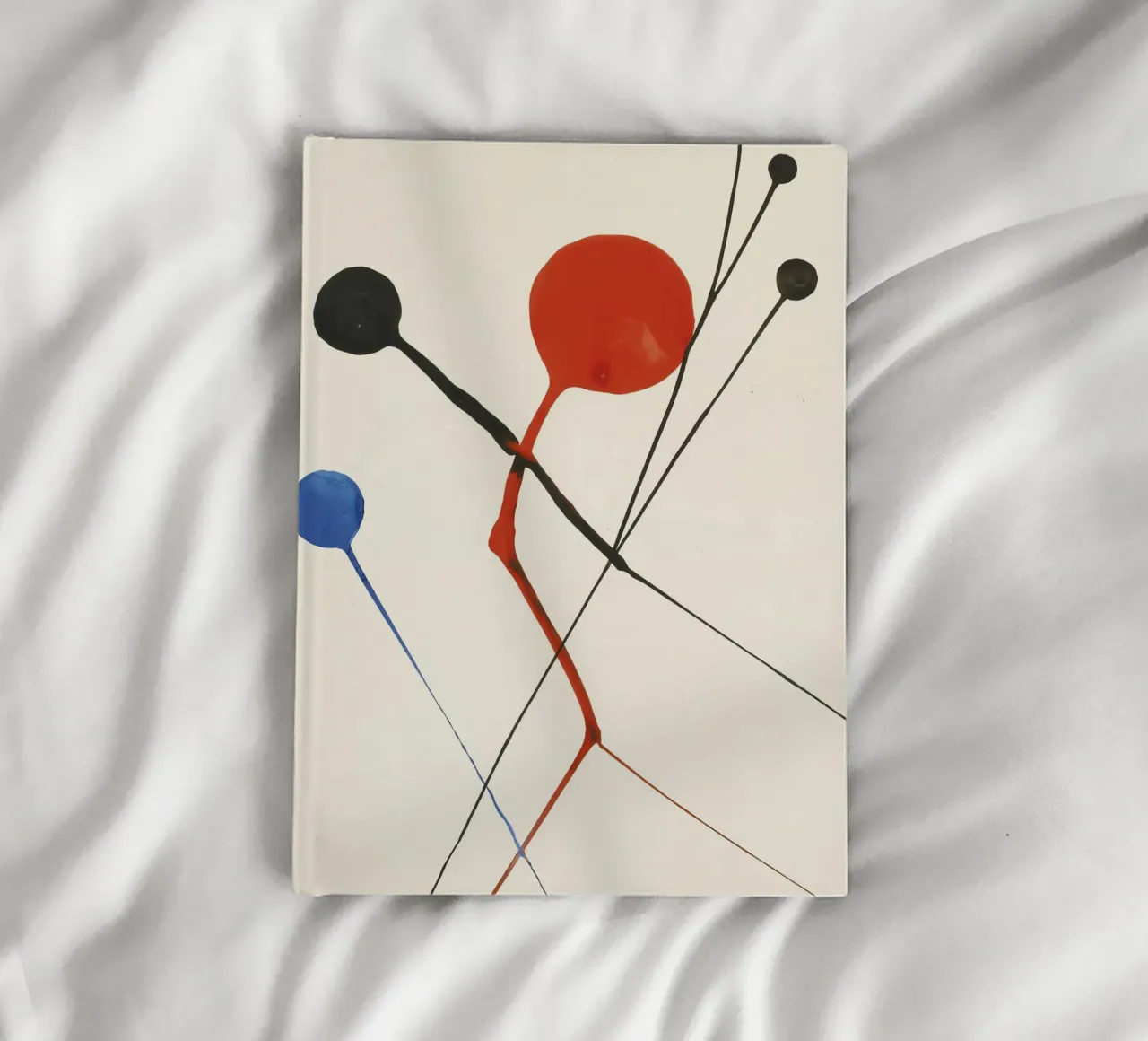 Alexander Calder "Airborne" Abstract Mobile Art Print notebook by NorwesClub
