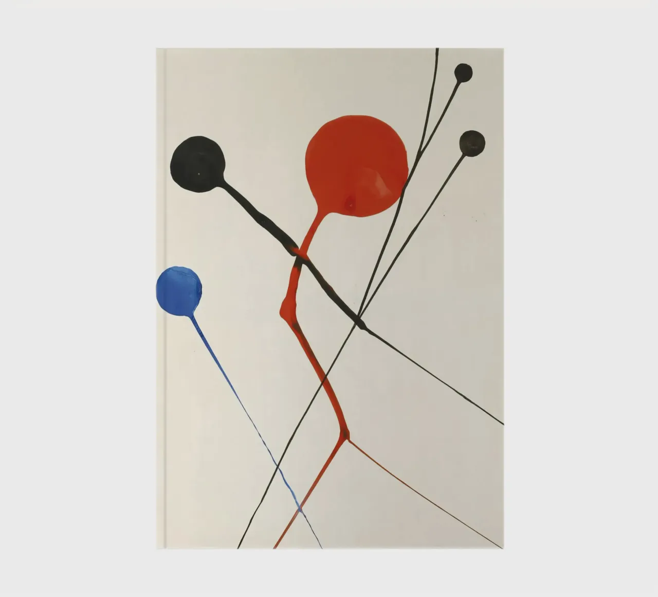 Alexander Calder "Airborne" Abstract Mobile Art Print notebook by NorwesClub