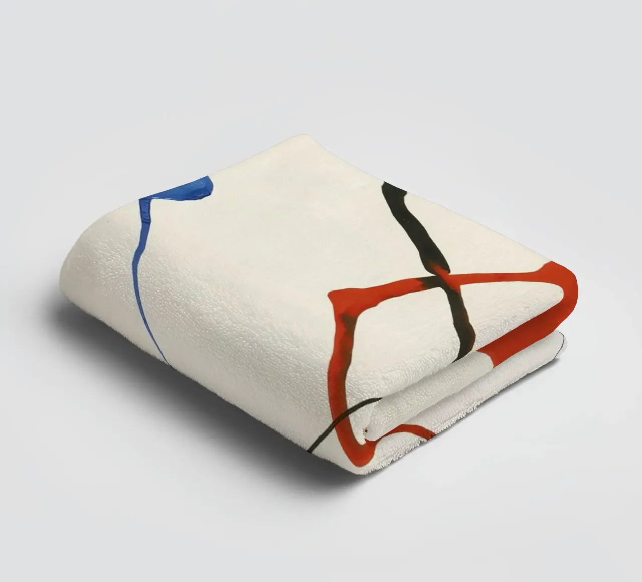 Alexander Calder "Airborne" Abstract Mobile Art Print towel by NorwesClub