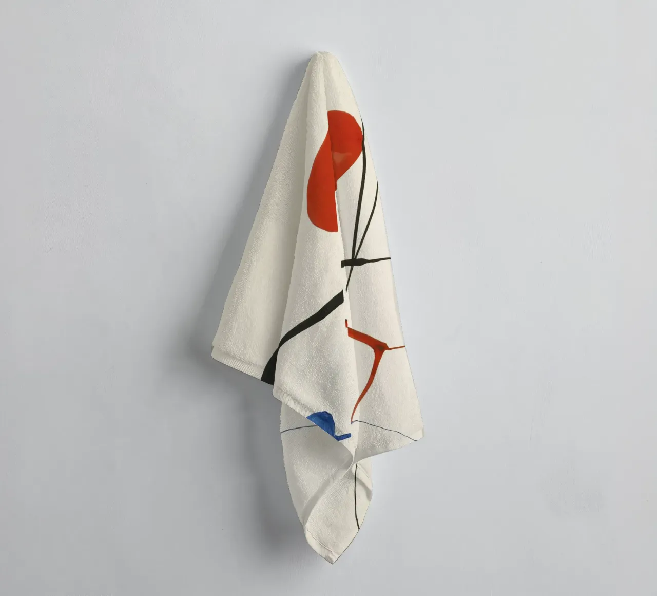 Alexander Calder "Airborne" Abstract Mobile Art Print towel by NorwesClub