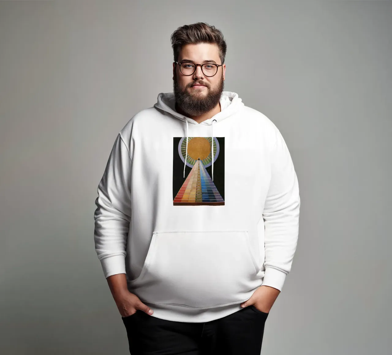 Hilma af Klint: "Retablo nº 1", Espiritualismo abstracto, C sudadera con capucha de NorwesClub