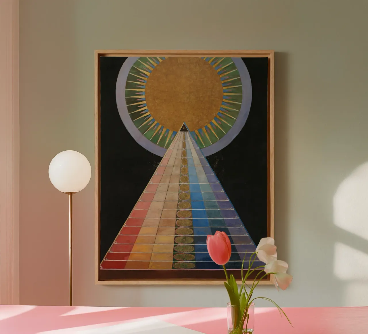 Hilma af Klint: "Altarpiece No. 1," Abstract Spiritualism, C canvas by NorwesClub