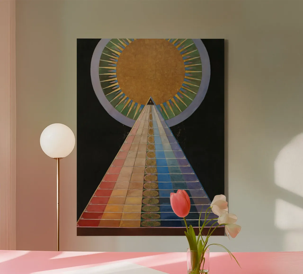 Hilma af Klint: "Altarpiece No. 1," Abstract Spiritualism, C canvas by NorwesClub