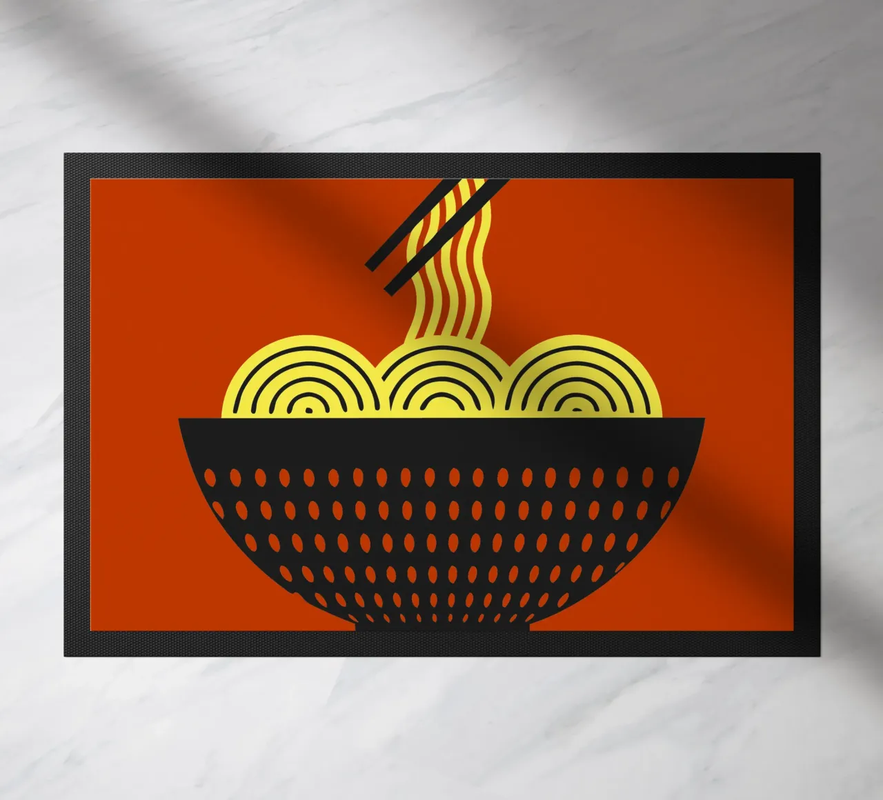 Tagliatelle per la colazione zerbino da LOOK DIFFERENT