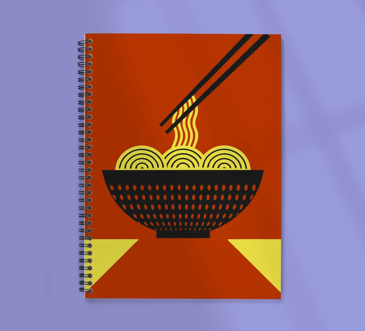 Breakfast Noodles spiral notebook by LOOK DIFFERENT