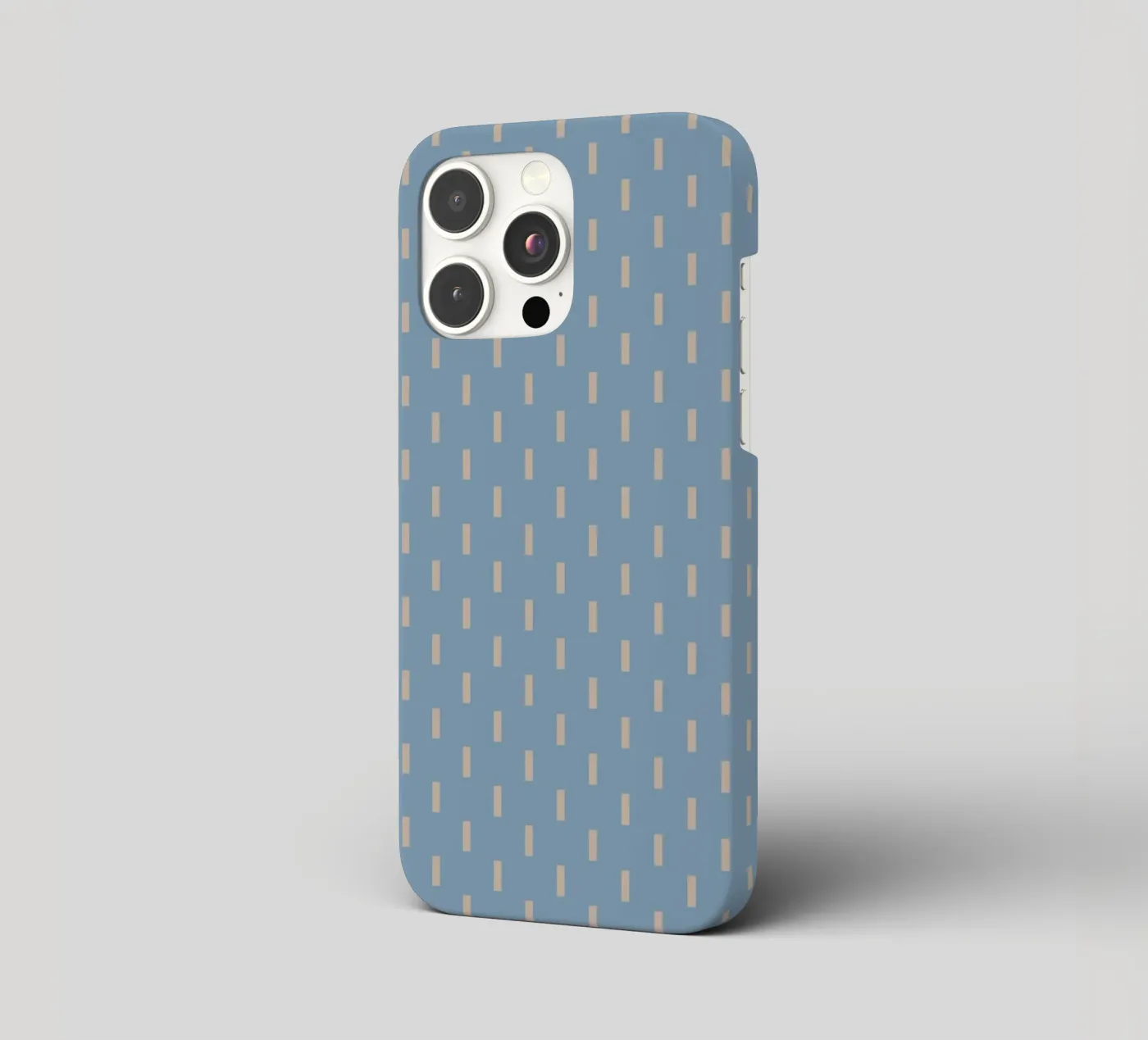 White rectangles vertical pattern iphone case by Little Dean