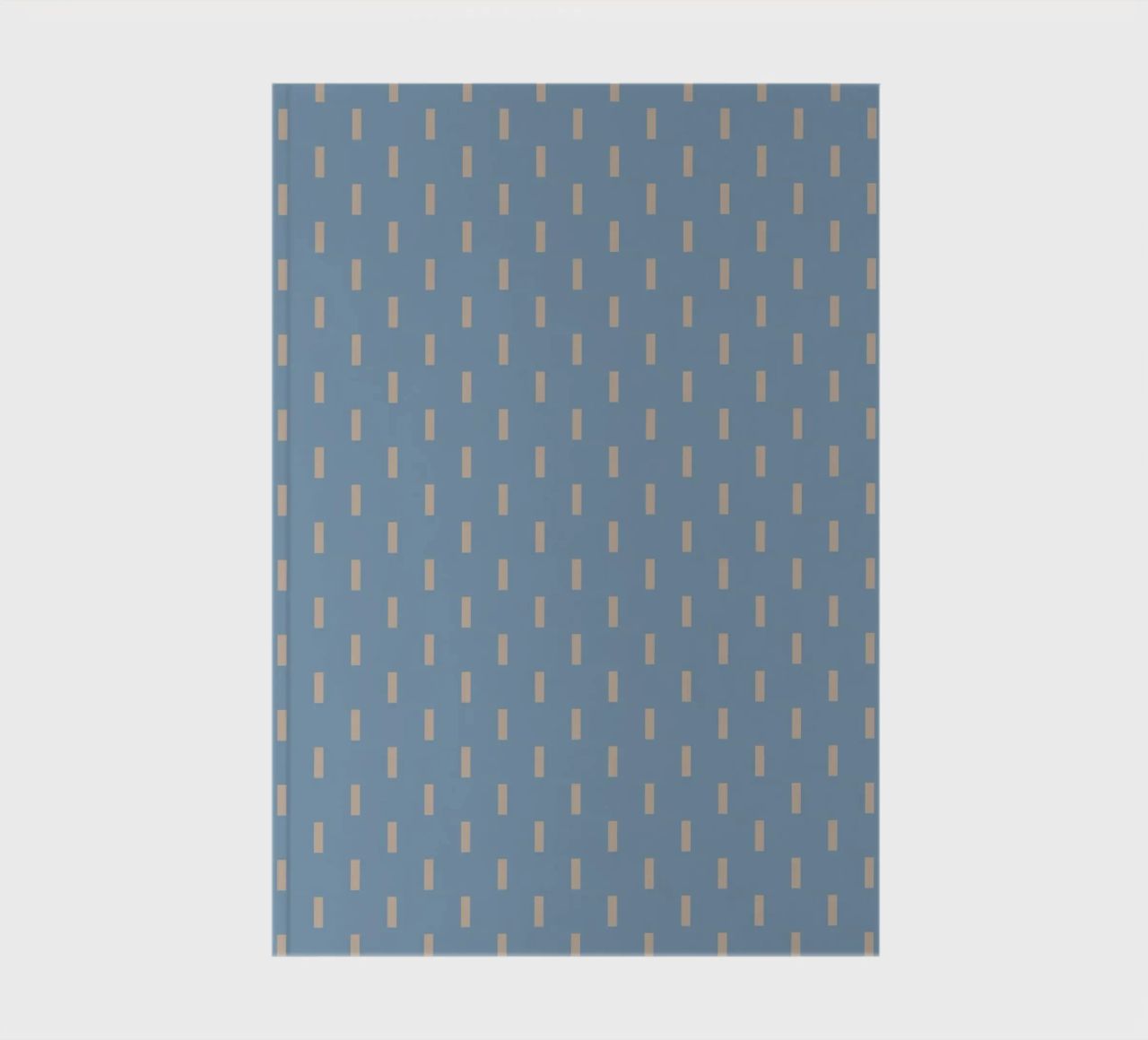 White rectangles vertical pattern notebook by Little Dean