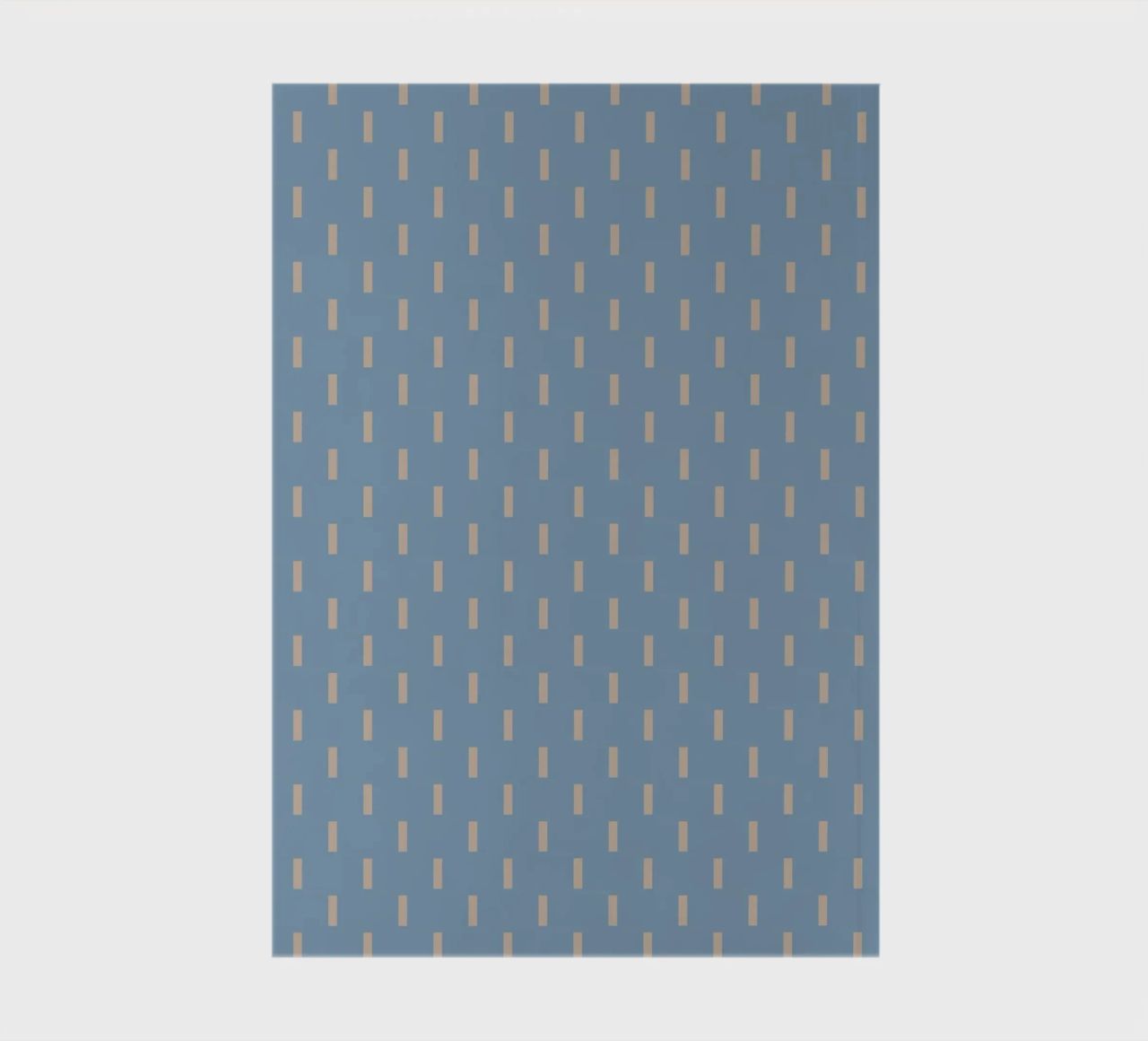 White rectangles vertical pattern notebook by Little Dean