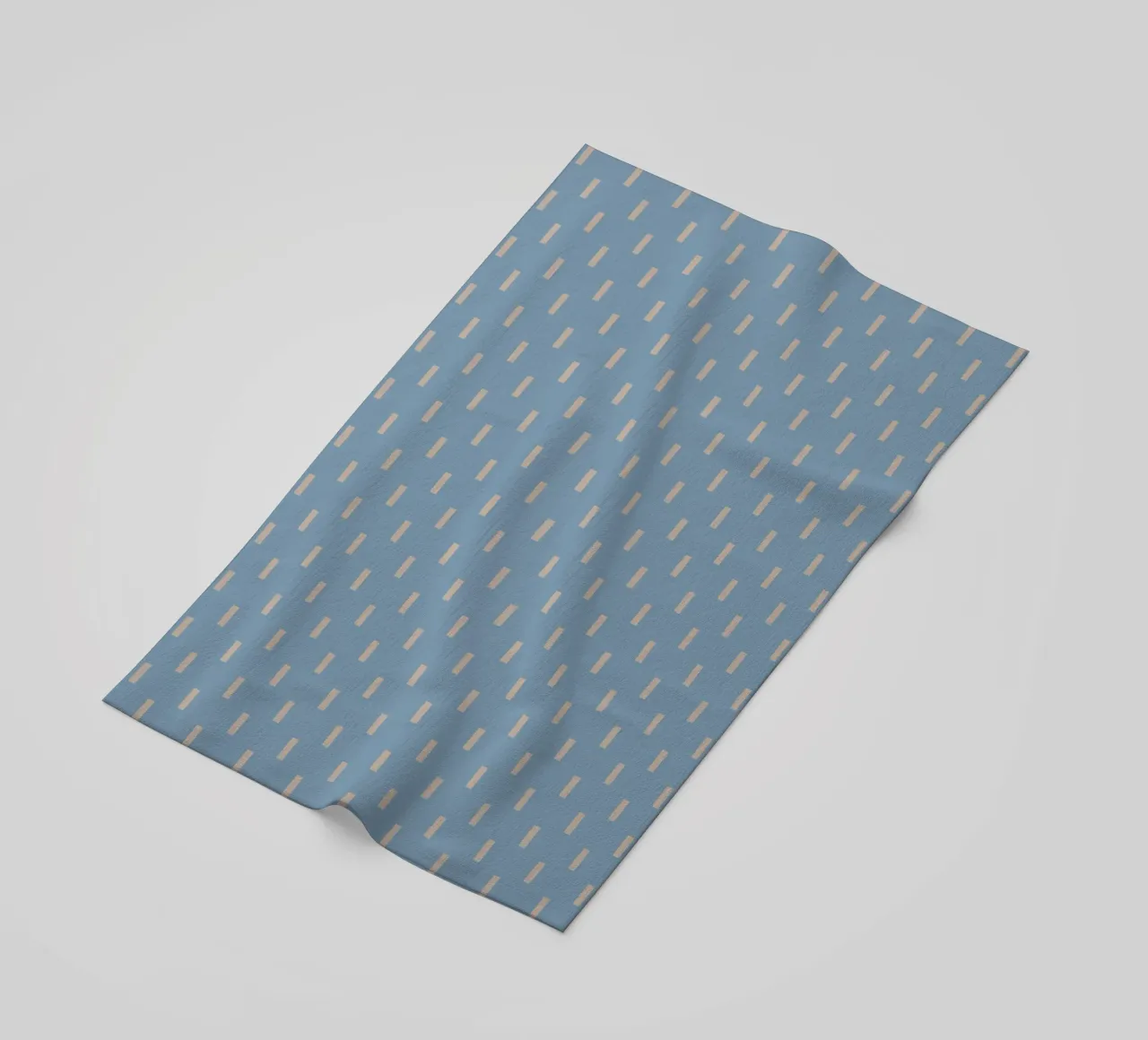White rectangles vertical pattern beach towel by Little Dean