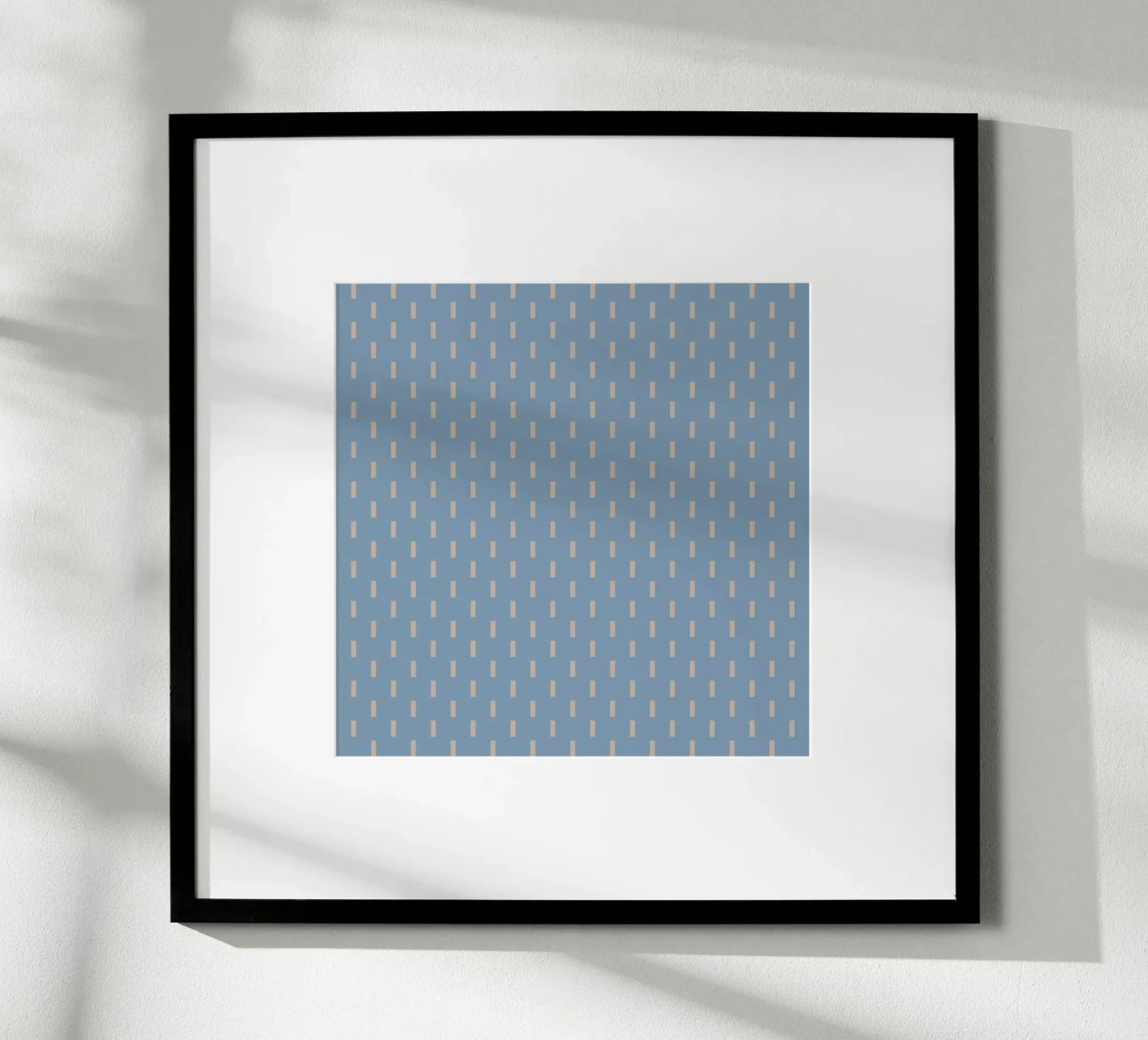 White rectangles vertical pattern hahnemühle by Little Dean