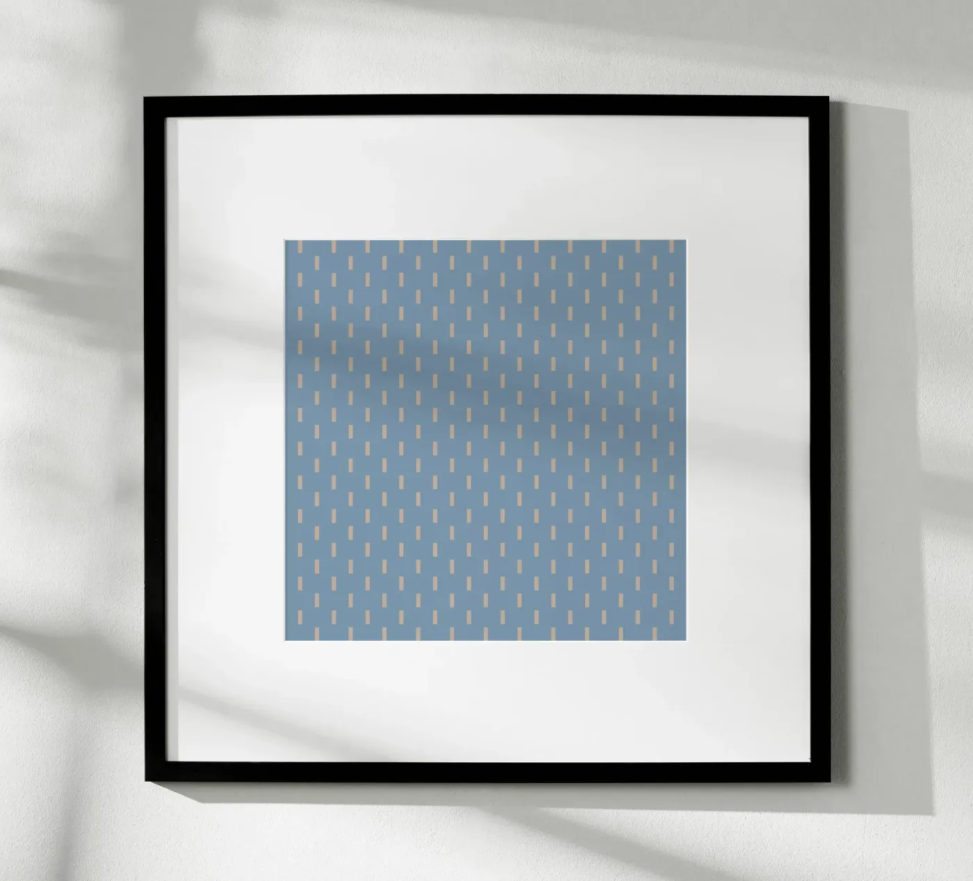 Witte rechthoeken verticaal patroon hahnemühle van Little Dean