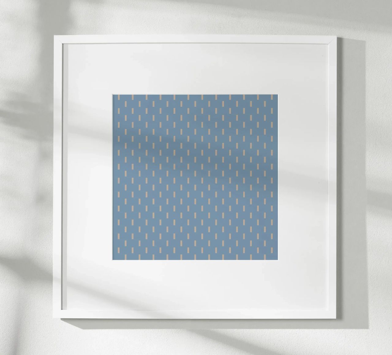 White rectangles vertical pattern hahnemühle by Little Dean