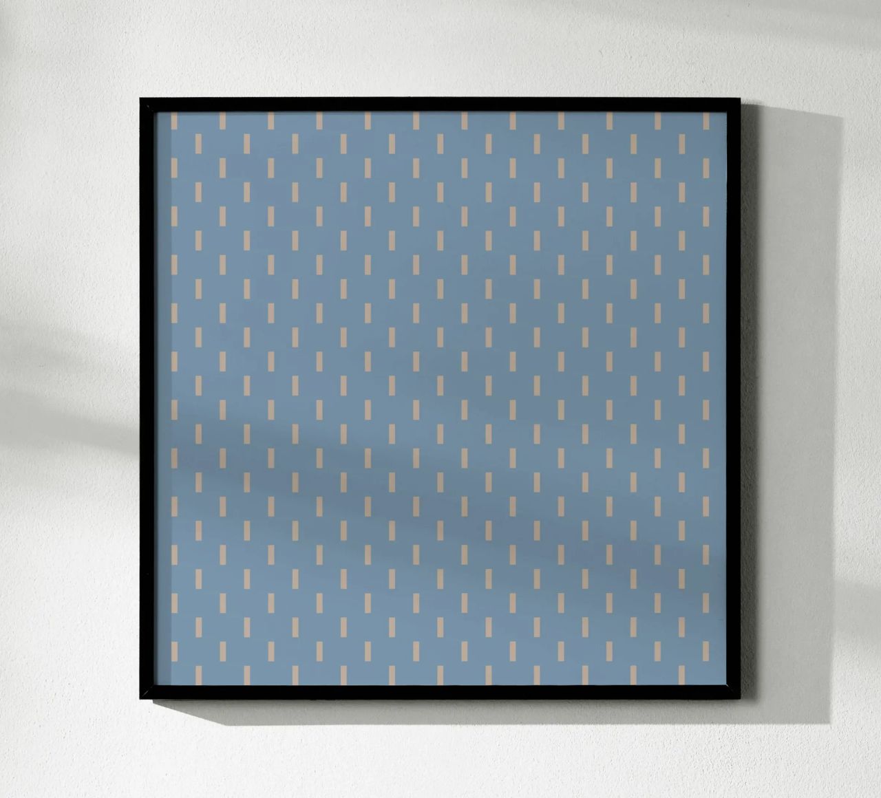 White rectangles vertical pattern hahnemühle by Little Dean
