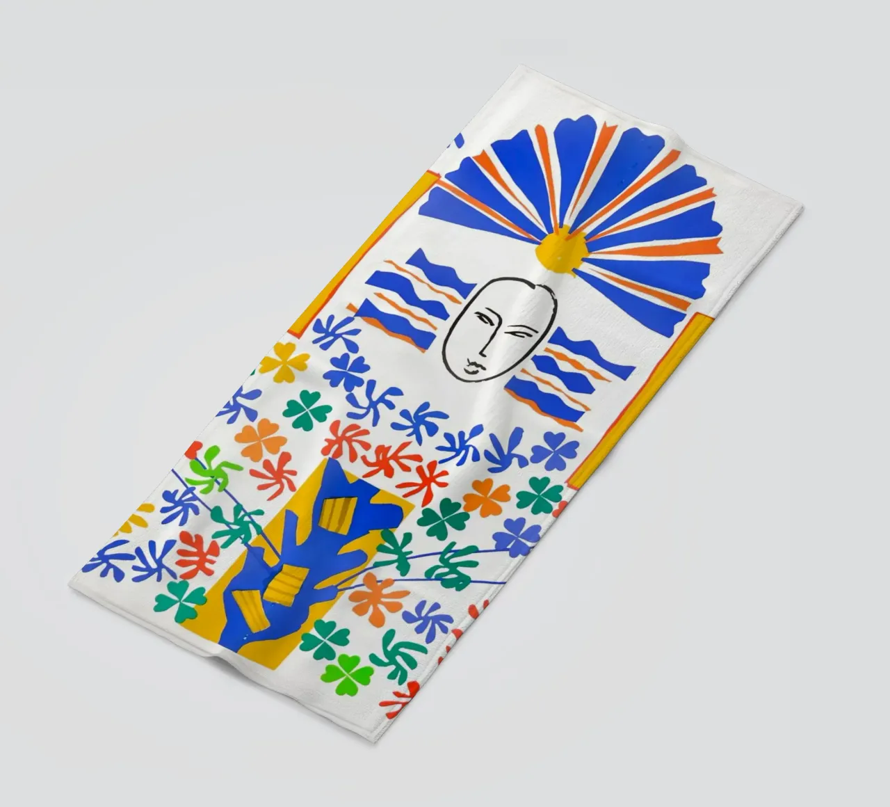 Henri Matisse: "Apollo", metà del secolo scorso, ritagli, Vibra telo mare da NorwesClub