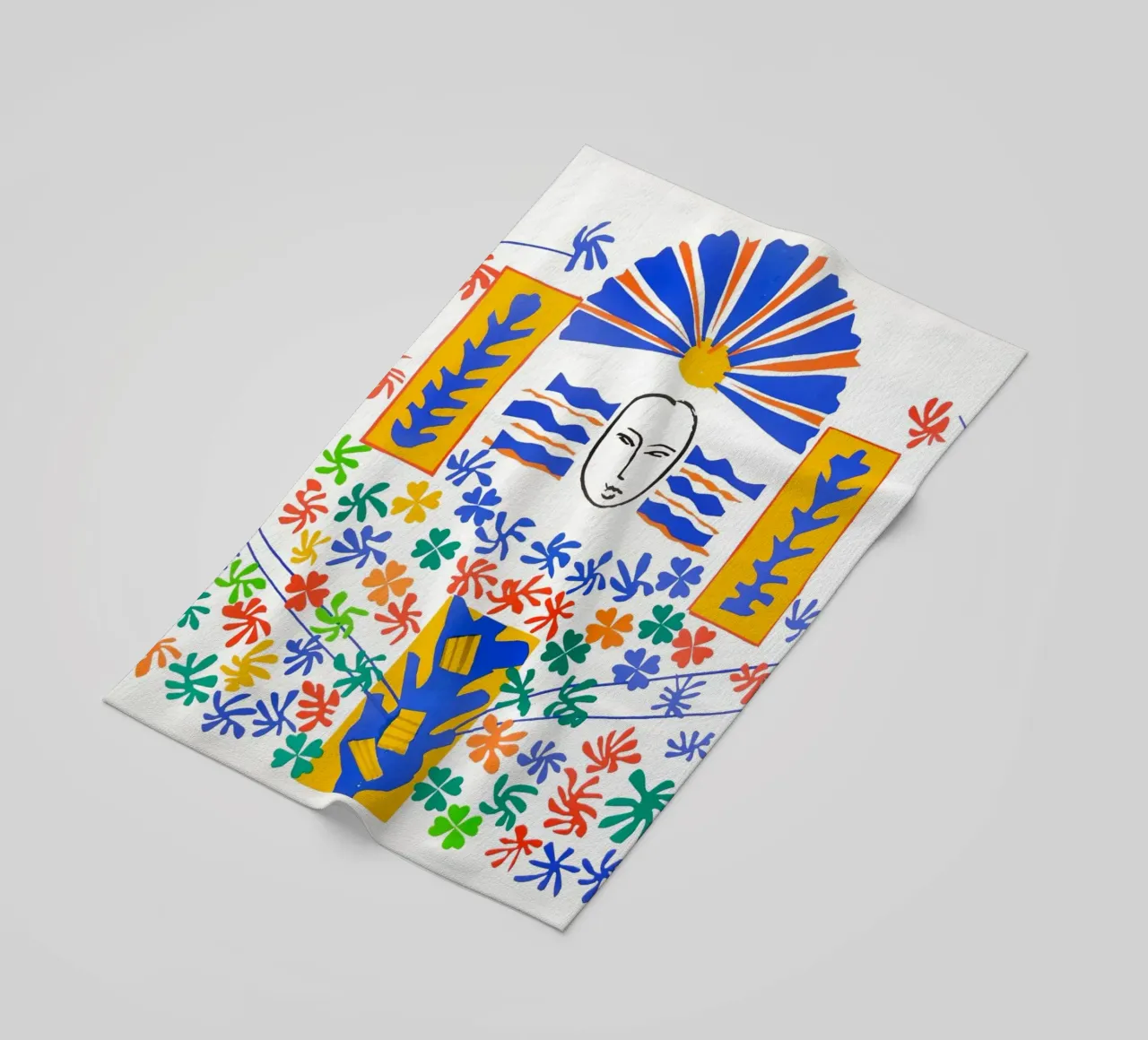 Henri Matisse: "Apollo", metà del secolo scorso, ritagli, Vibra telo mare da NorwesClub