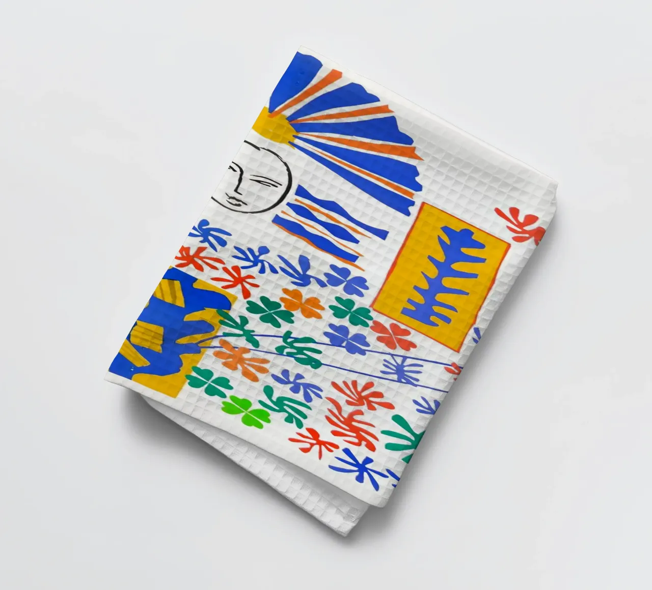 Henri Matisse: "Apollo", metà del secolo scorso, ritagli, Vibra canovaccio da cucina da NorwesClub