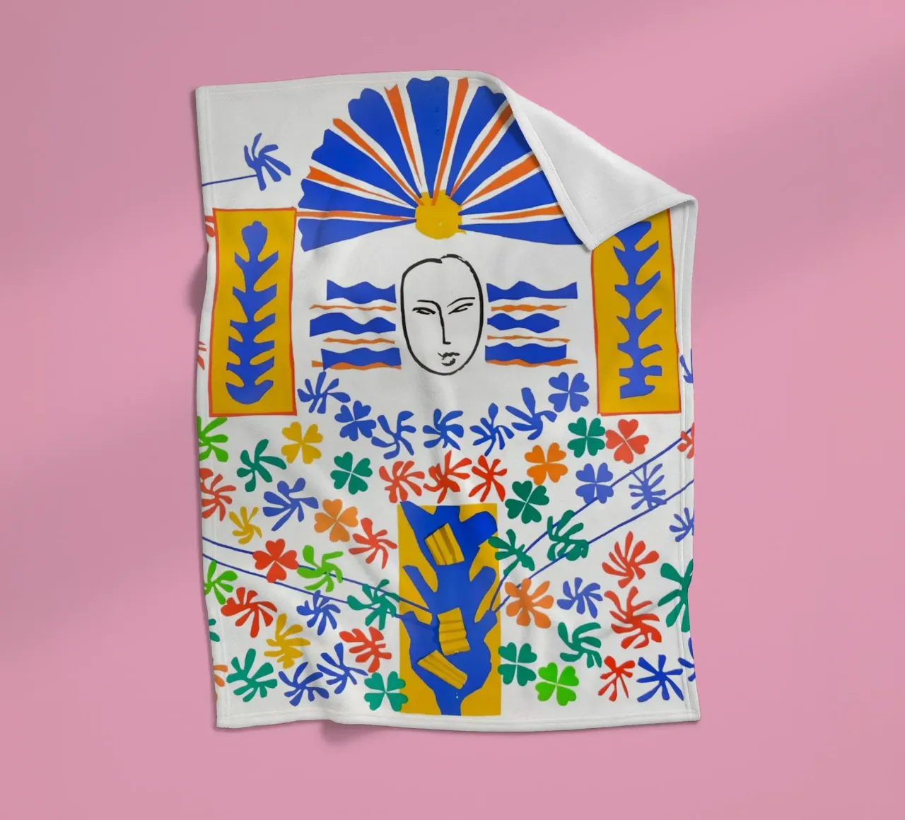 Henri Matisse: "Apollo", metà del secolo scorso, ritagli, Vibra coperta in pile da NorwesClub