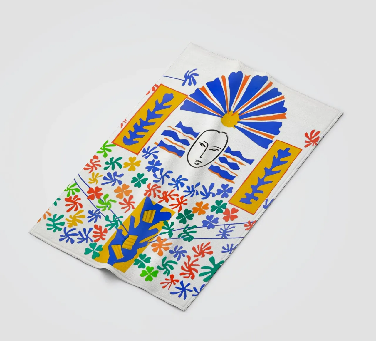 Henri Matisse: "Apollo", metà del secolo scorso, ritagli, Vibra coperta in pile da NorwesClub