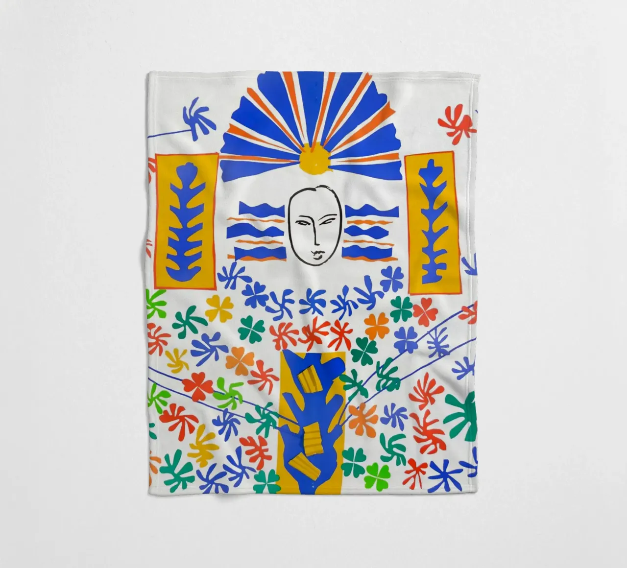 Henri Matisse: "Apollo", metà del secolo scorso, ritagli, Vibra coperta in pile da NorwesClub