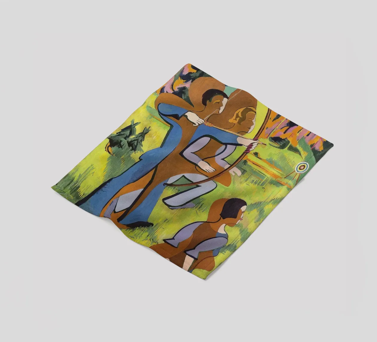 Kirchner: "Arcieri", Espressionismo, Primitivismo, Mod dinamico coperta in pile da NorwesClub