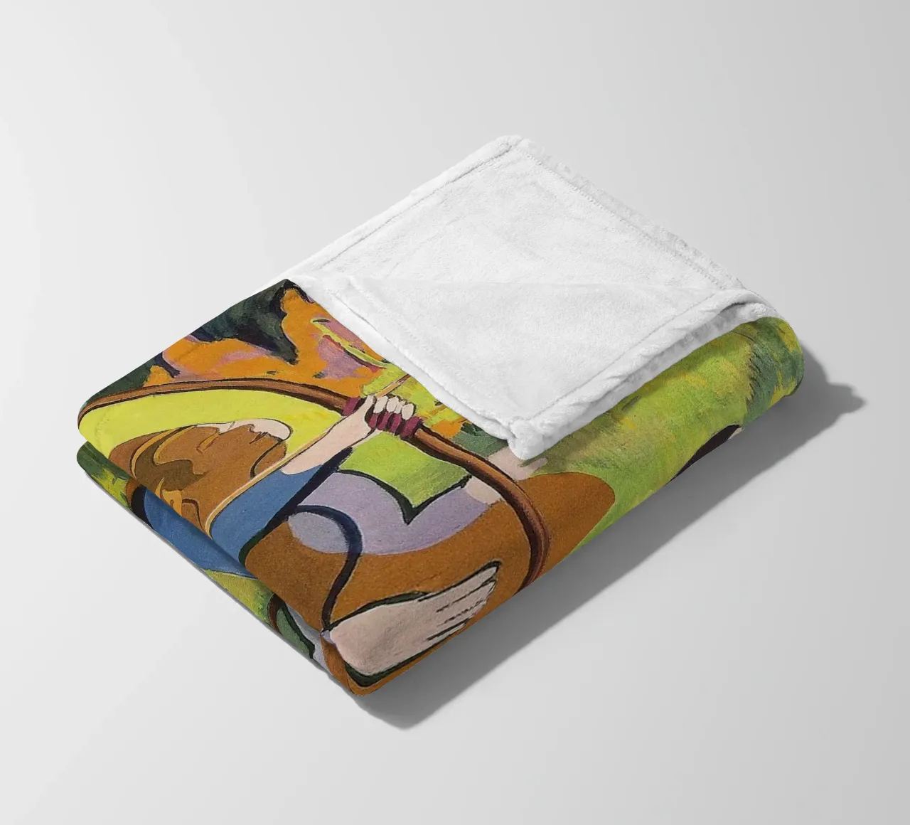 Kirchner: "Arcieri", Espressionismo, Primitivismo, Mod dinamico coperta in pile da NorwesClub