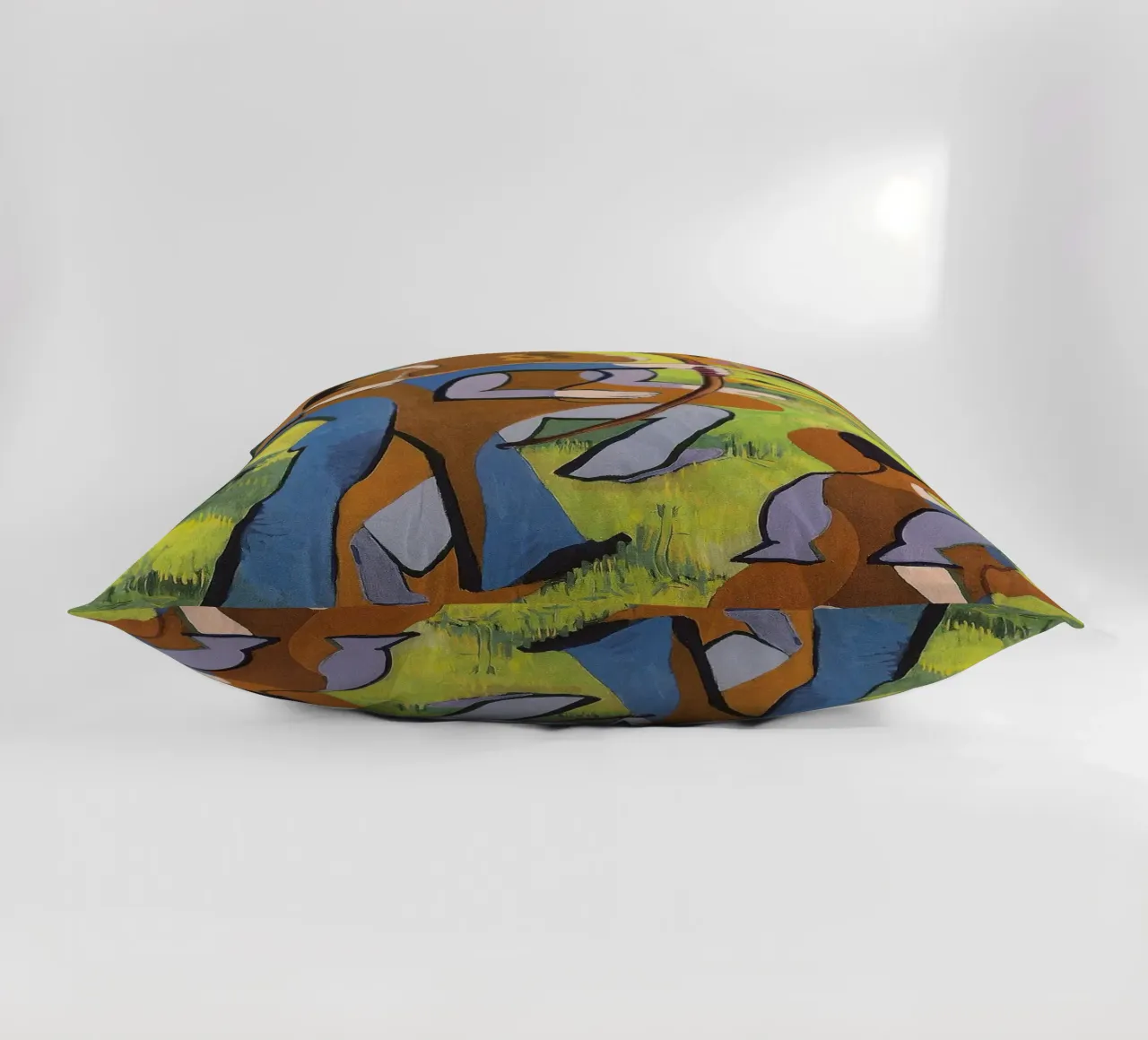 Kirchner: "Boogschutters", expressionisme, primitivisme, Dynamic Mod kussen van NorwesClub