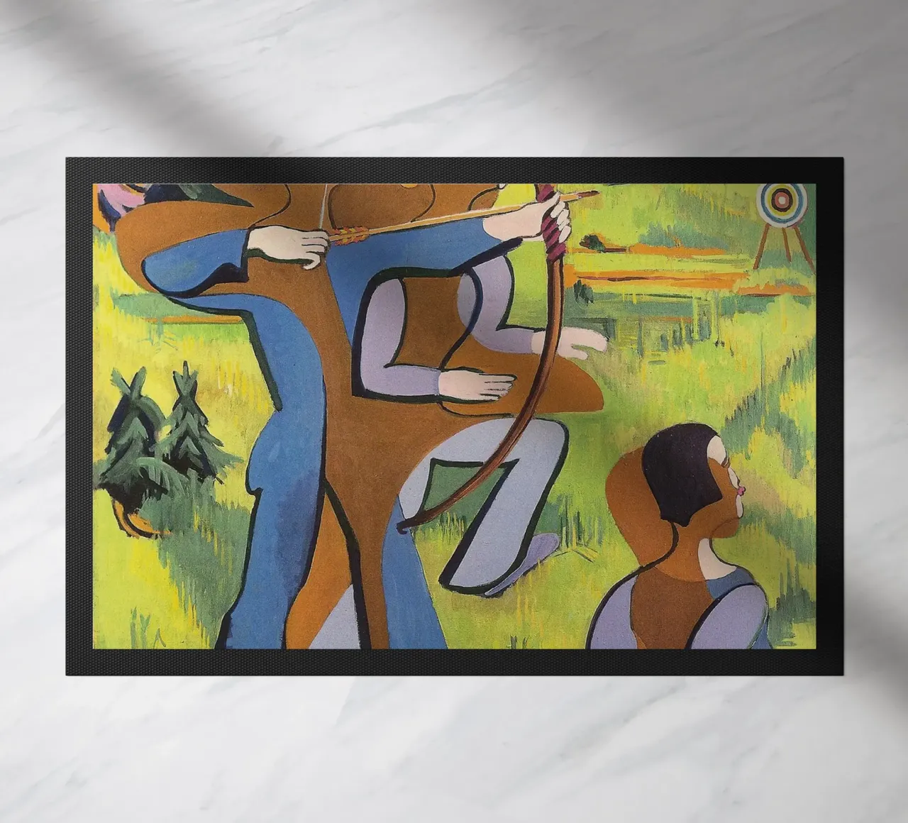 Kirchner: "Arcieri", Espressionismo, Primitivismo, Mod dinamico zerbino da NorwesClub