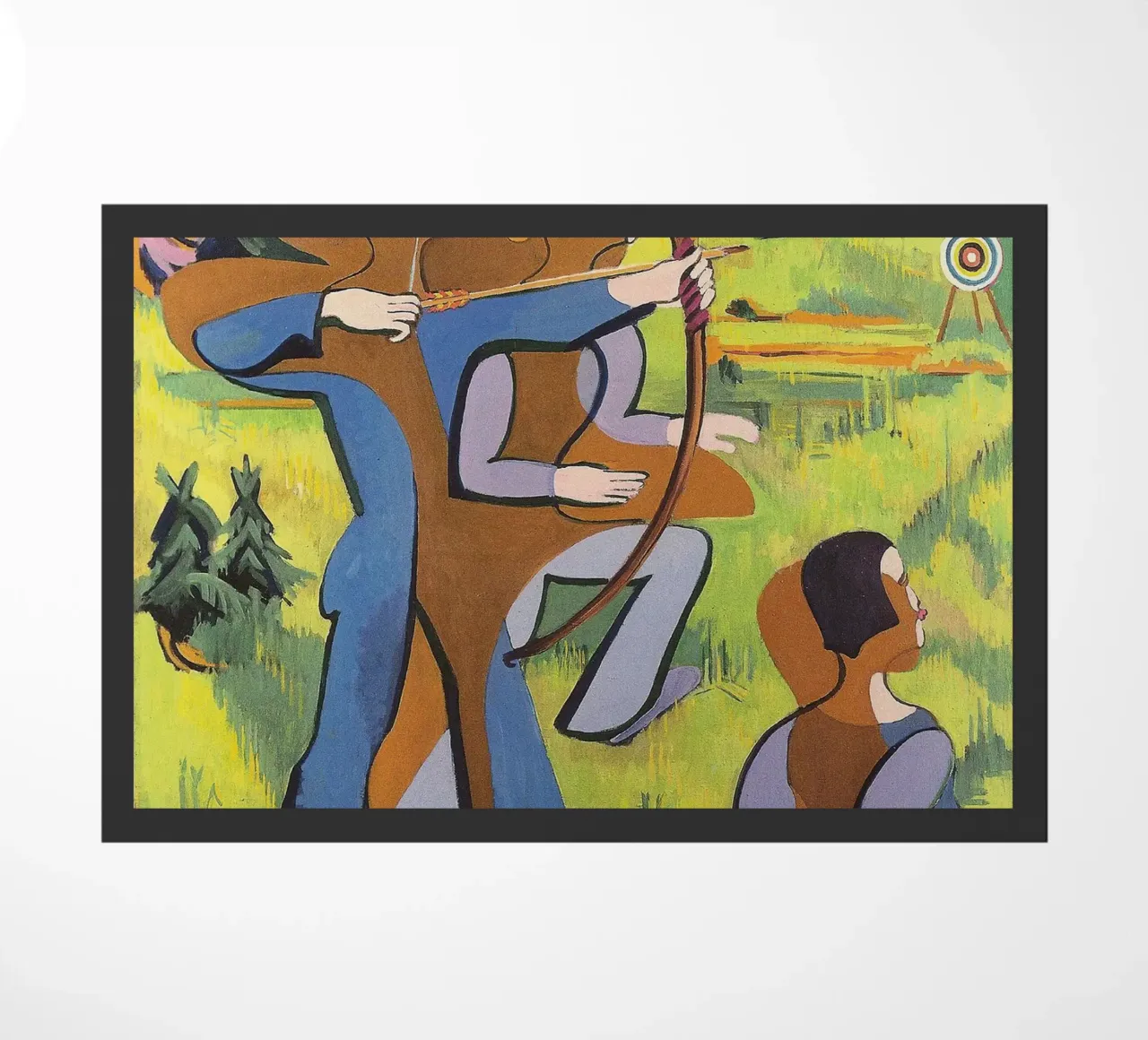 Kirchner: "Arcieri", Espressionismo, Primitivismo, Mod dinamico zerbino da NorwesClub