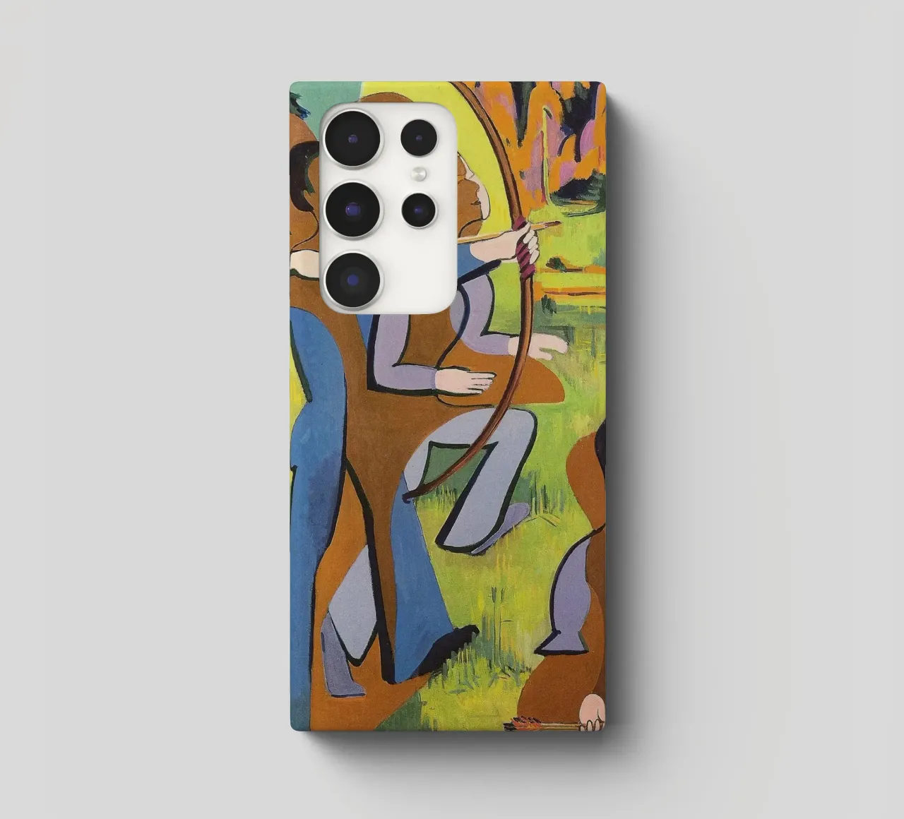 Kirchner: "Boogschutters", expressionisme, primitivisme, Dynamic Mod samsung hoesje van NorwesClub