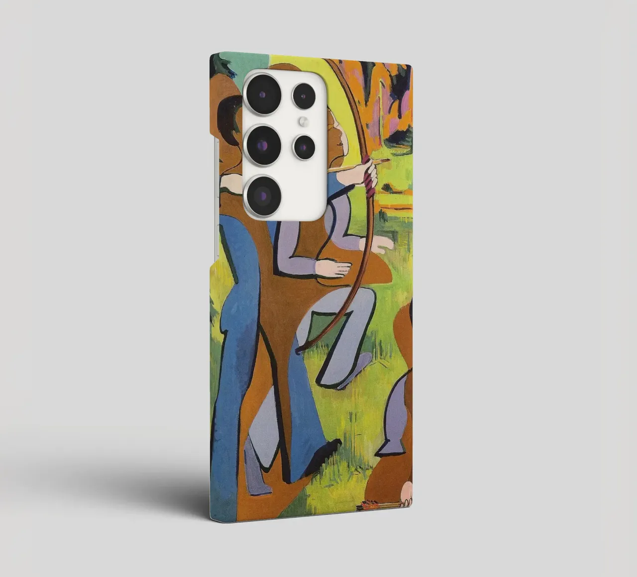 Kirchner: "Boogschutters", expressionisme, primitivisme, Dynamic Mod samsung hoesje van NorwesClub