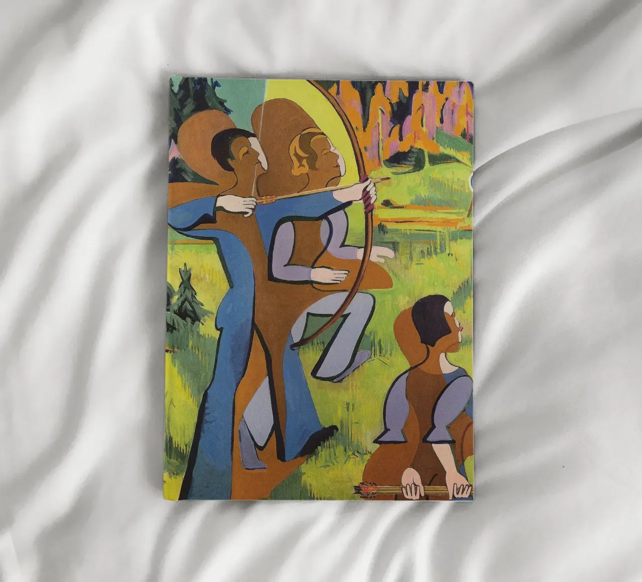 Kirchner : "Archers", expressionnisme, primitivisme, Dynamic Mod carnet de notes de NorwesClub