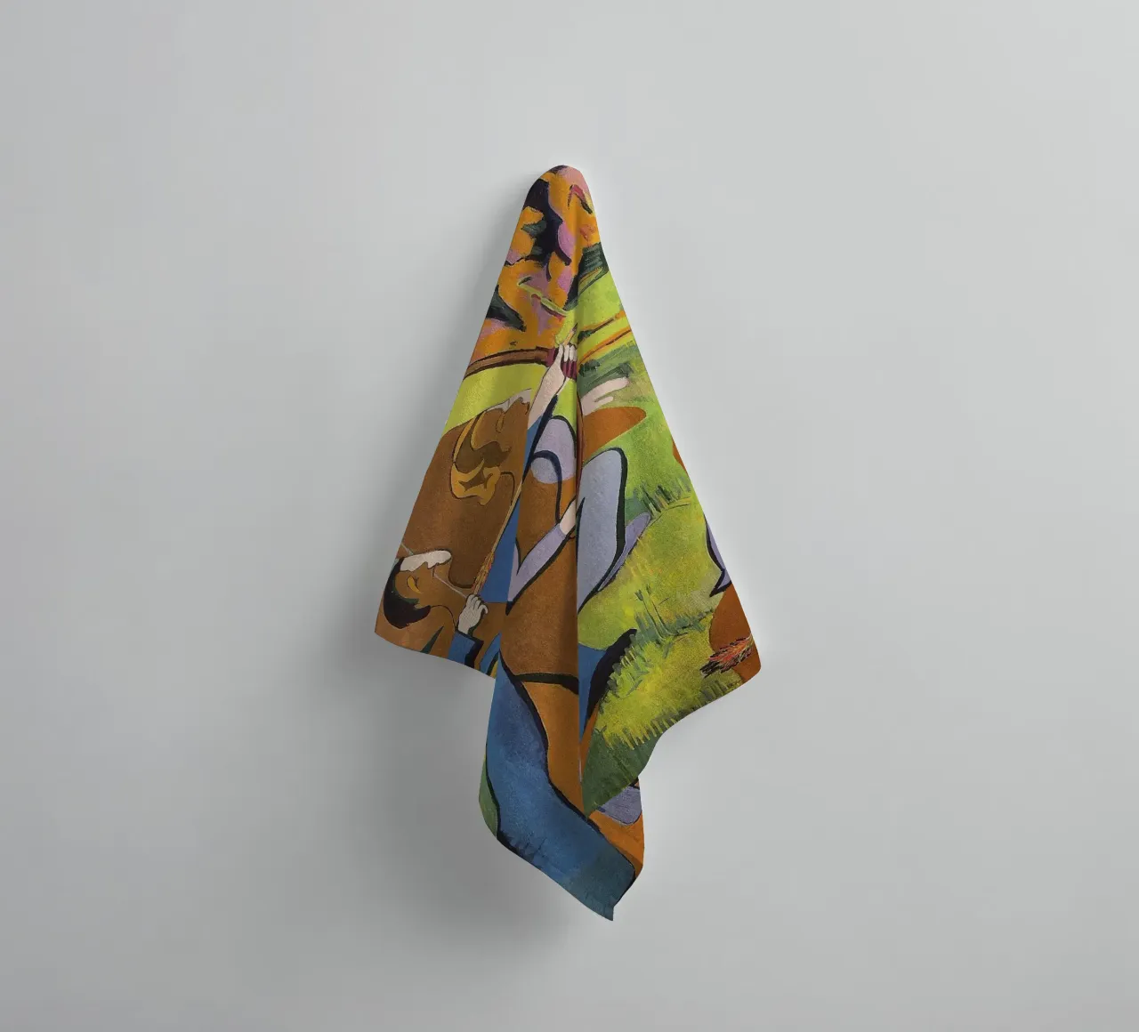 Kirchner: "Arcieri", Espressionismo, Primitivismo, Mod dinamico asciugamano da bagno da NorwesClub