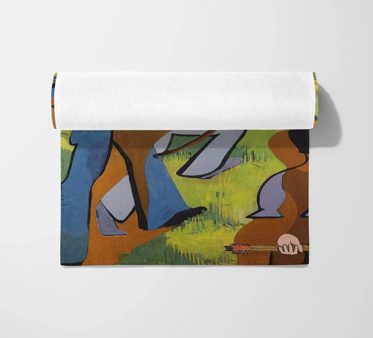 Kirchner: "Arcieri", Espressionismo, Primitivismo, Mod dinamico telo mare da NorwesClub