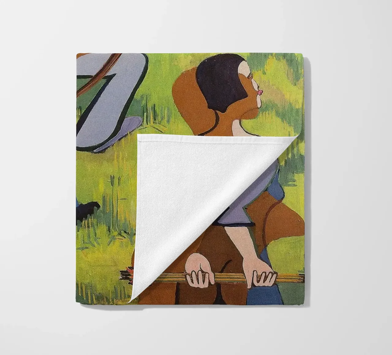 Kirchner: "Arcieri", Espressionismo, Primitivismo, Mod dinamico telo mare da NorwesClub