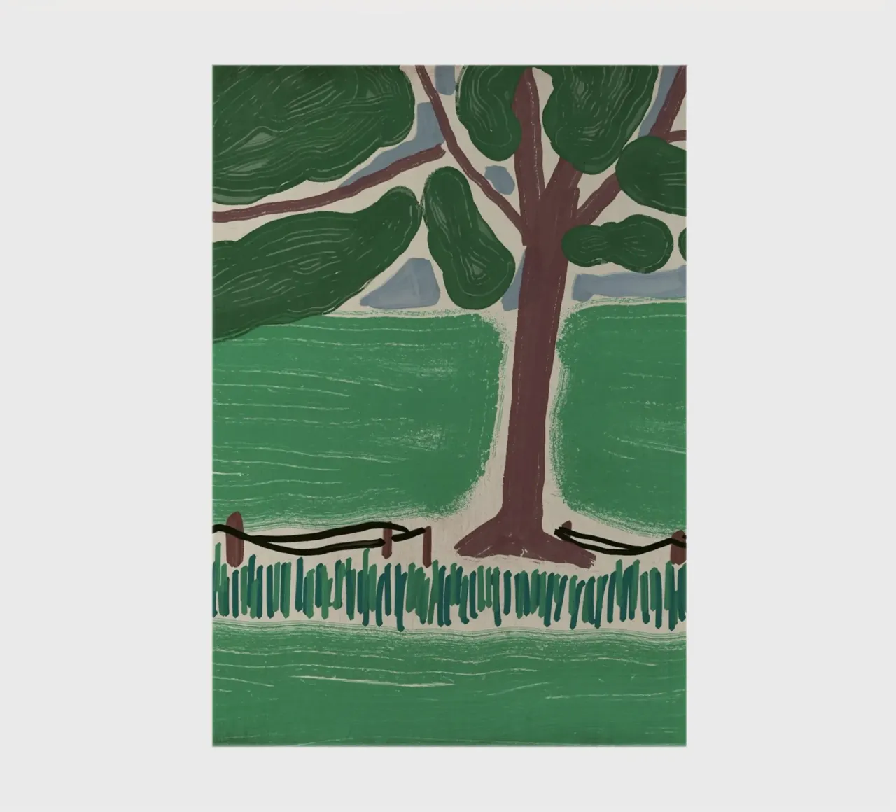 Tree by the bank notebook by Little Dean