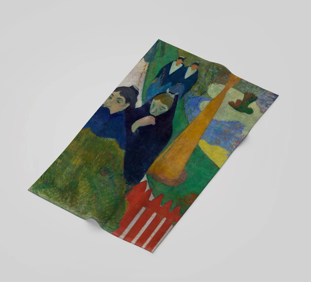 Le Arlésiennes (Mistral) di Gauguin - Visione post-impressionista telo mare da NorwesClub