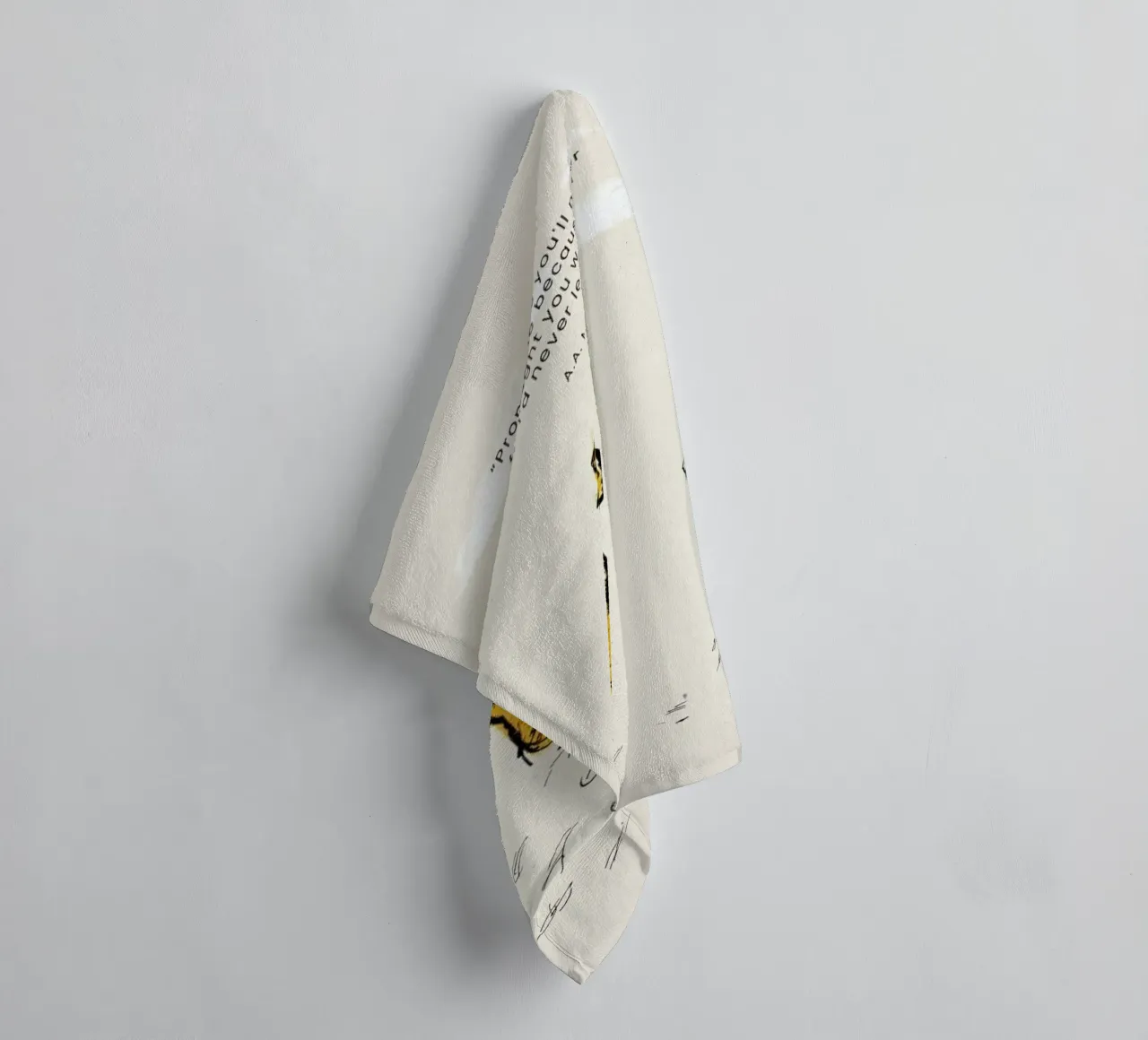 Never Forget Me towel by Vintage by JUNIQE