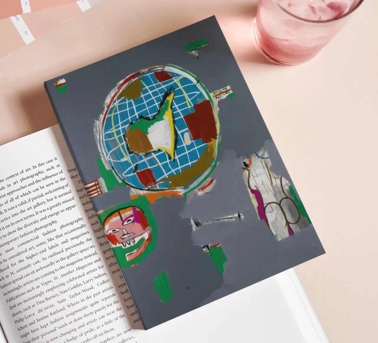 Basquiat's "At Large" (1984) - Neo-Expressionist Global Visi notebook by NorwesClub
