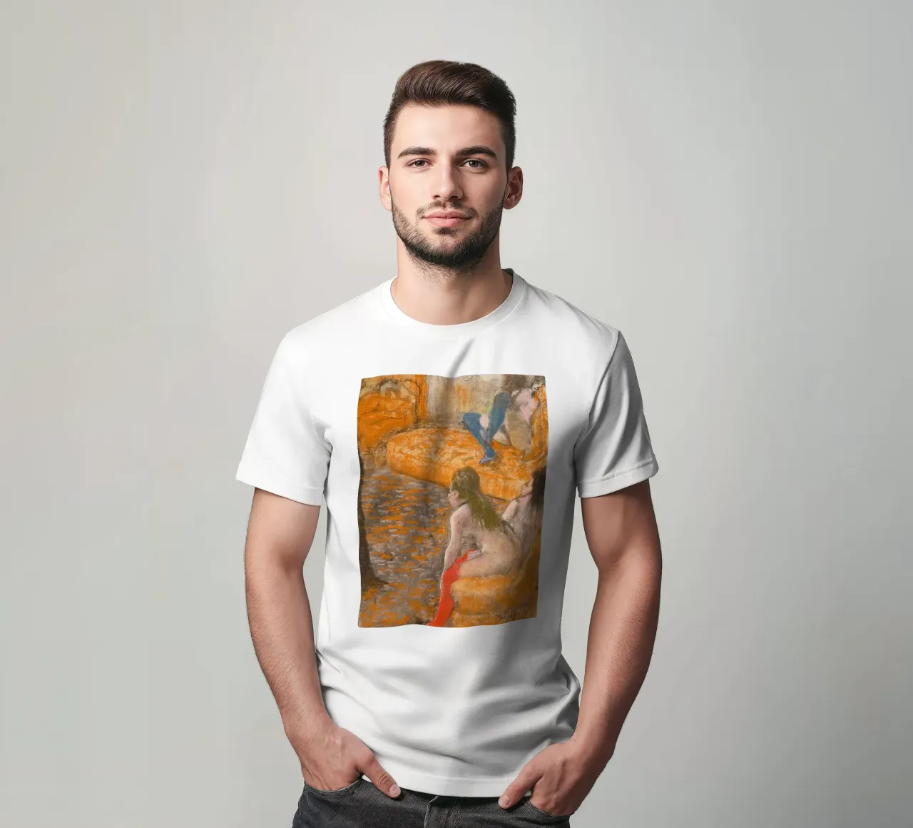 "Aspettando un cliente" di Degas - Nudi impressionisti e Parisi t-shirt da NorwesClub