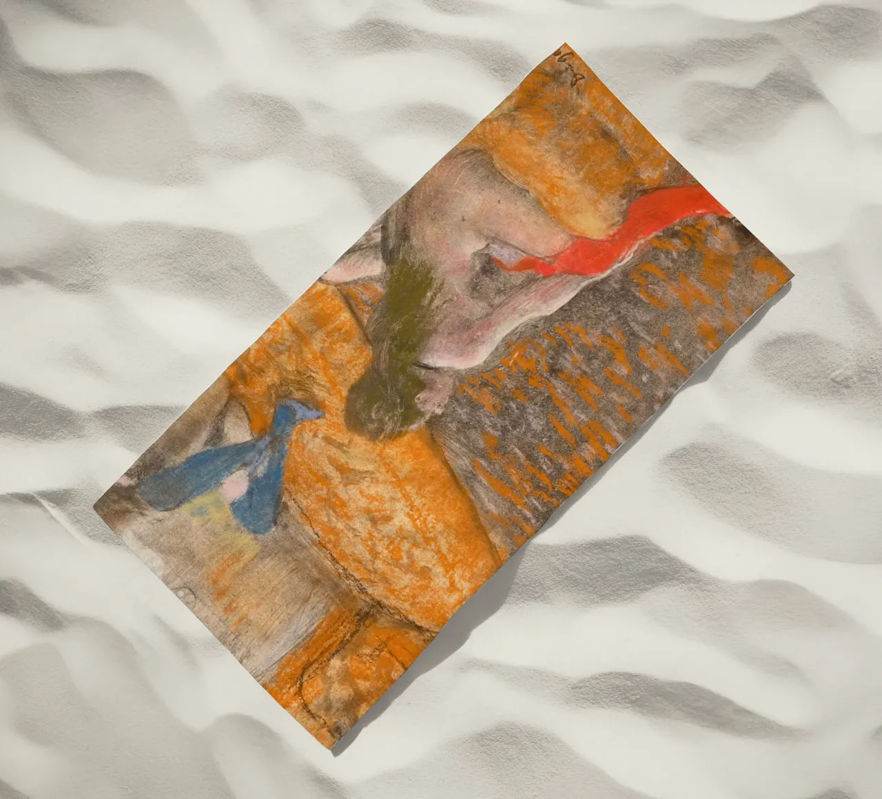 "Aspettando un cliente" di Degas - Nudi impressionisti e Parisi telo mare da NorwesClub