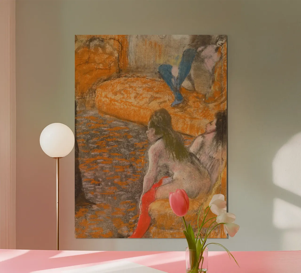 "Aspettando un cliente" di Degas - Nudi impressionisti e Parisi carta hahnemühle da NorwesClub