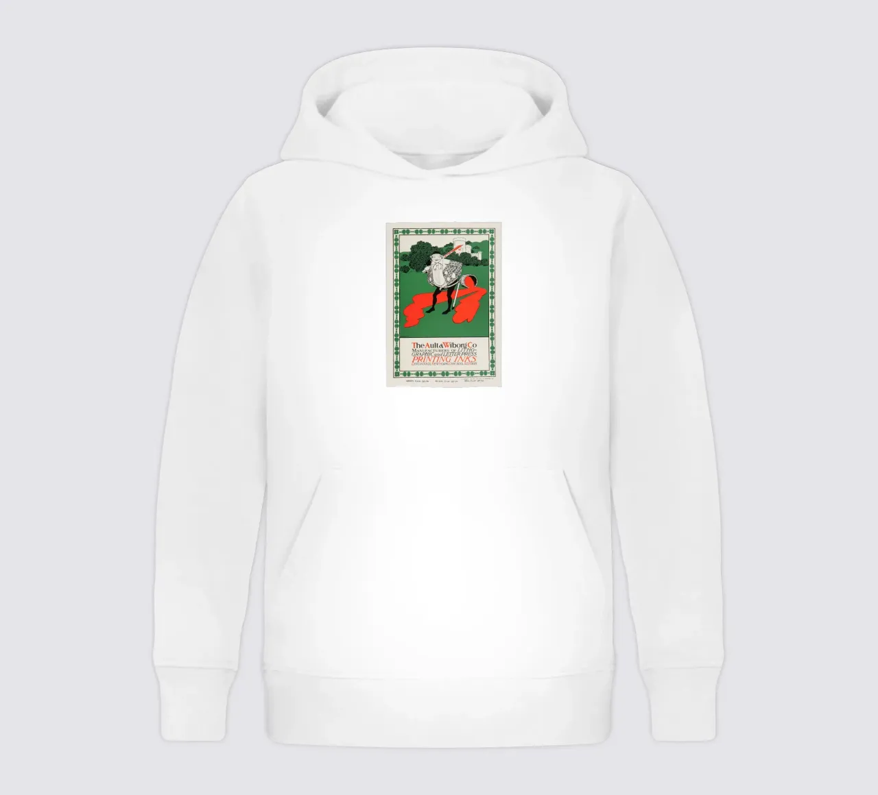 Anuncio de Ault & Wiborg - Bradley's Art Nouveau Printing Ink Design sudadera con capucha para niño de NorwesClub