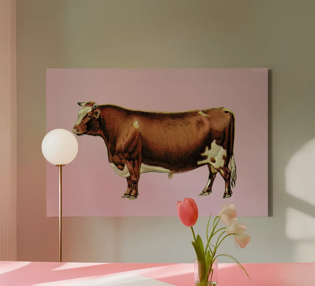 Bessie tela con Cornice a cassetta da Flora & Fauna