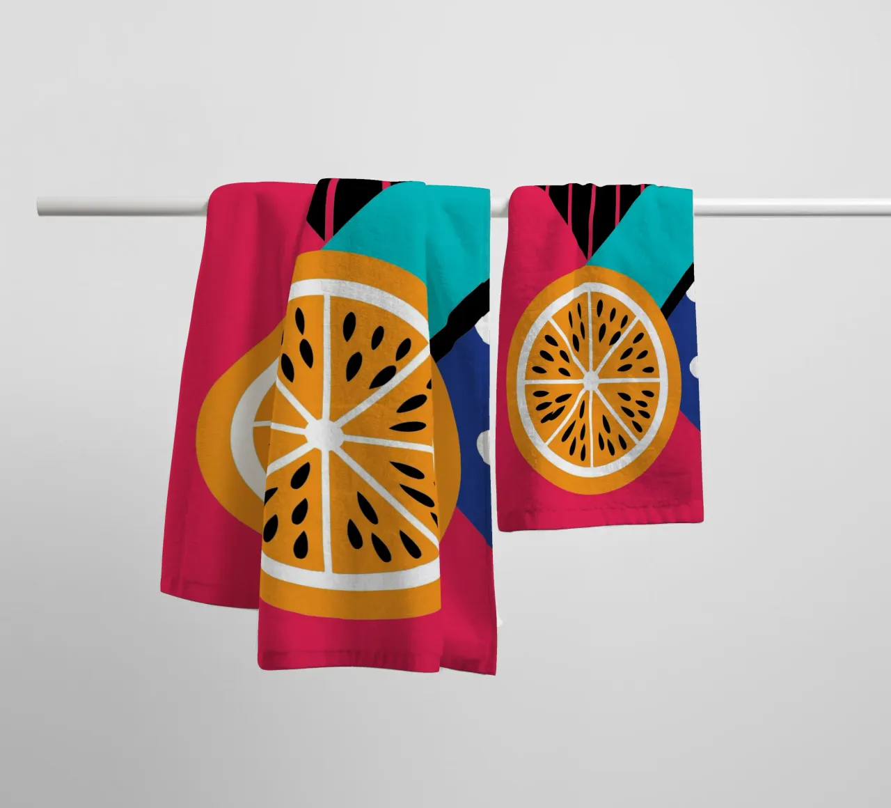 Frutta moderna al limone asciugamano da bagno da LOOK DIFFERENT