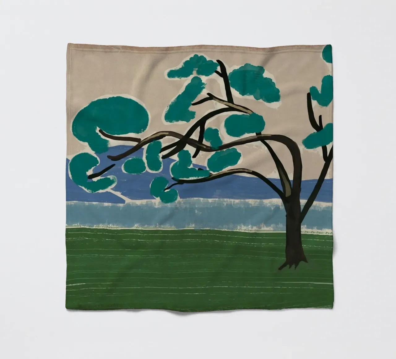 Albero della pioggia coperta in pile da Little Dean