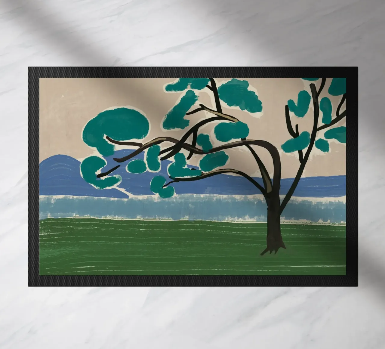 Rain tree doormat by Little Dean