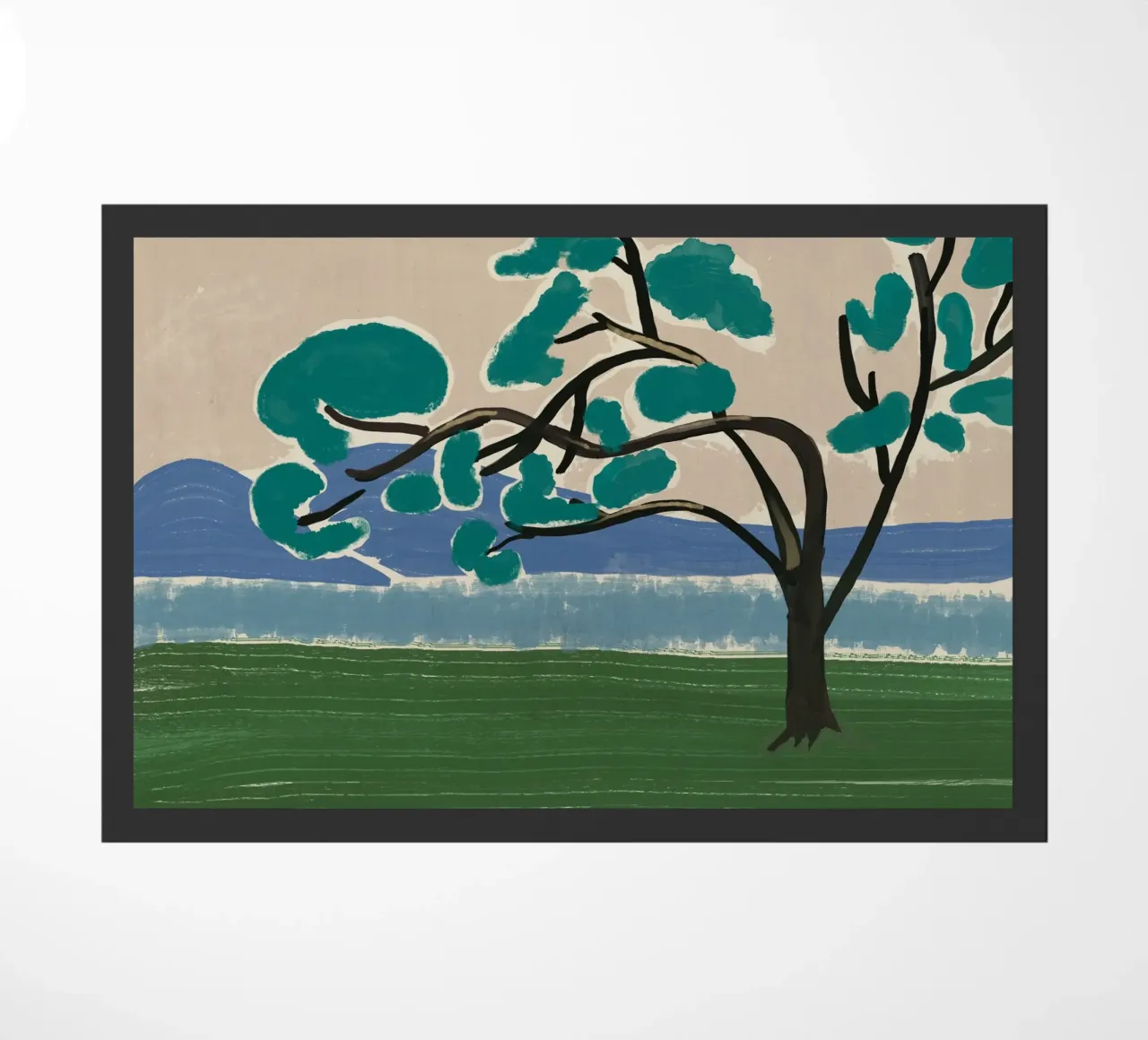 Rain tree doormat by Little Dean